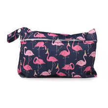 Load image into Gallery viewer, Waterproof reusable wet bag printed pocket diaper bag PUL travel dry wet