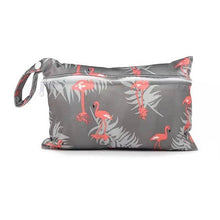 Load image into Gallery viewer, Waterproof reusable wet bag printed pocket diaper bag PUL travel dry wet