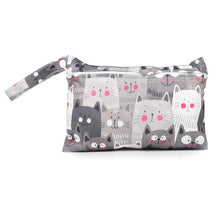 Load image into Gallery viewer, Waterproof reusable wet bag printed pocket diaper bag PUL travel dry wet