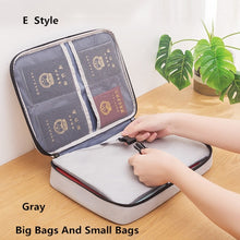 Load image into Gallery viewer, Big Capacity Document Organizer Insert Handbag Travel Bag Pouch