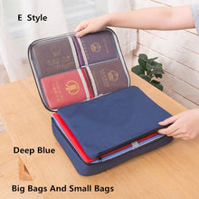 Load image into Gallery viewer, Big Capacity Document Organizer Insert Handbag Travel Bag Pouch