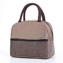 Load image into Gallery viewer, Functional Pattern Cooler Lunch Box Portable Insulated Canvas Lunch Bag