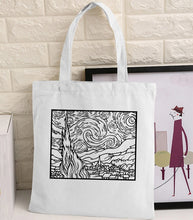 Load image into Gallery viewer, Van Gogh Shopping Bag Graphic Tote Harajuku Shopper Bag Women