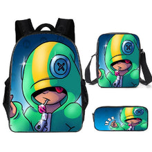 Load image into Gallery viewer, Leon Spike Shell Game School Bag for Teenager Boys Girls Kids