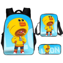 Load image into Gallery viewer, Leon Spike Shell Game School Bag for Teenager Boys Girls Kids