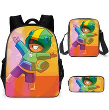Load image into Gallery viewer, Leon Spike Shell Game School Bag for Teenager Boys Girls Kids