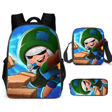 Load image into Gallery viewer, Leon Spike Shell Game School Bag for Teenager Boys Girls Kids