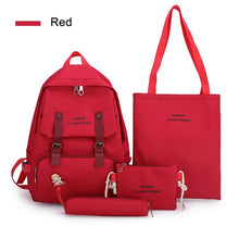 Load image into Gallery viewer, 5 Piece Set High School backpack Bags for Teenage Girls 2020