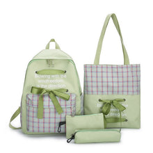 Load image into Gallery viewer, 2020 New Canvas Female Book Bag Backpack 5pcs/set Schoolbag School