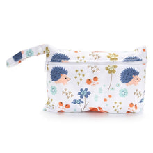 Load image into Gallery viewer, Waterproof reusable wet bag printed pocket diaper bag PUL travel dry wet