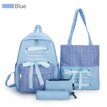 Load image into Gallery viewer, 5 Piece Set High School backpack Bags for Teenage Girls 2020