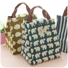Load image into Gallery viewer, Female Lunch Food Box Bag Fashion Insulated Thermal Food Picnic Lunch
