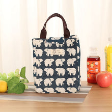 Load image into Gallery viewer, Female Lunch Food Box Bag Fashion Insulated Thermal Food Picnic Lunch
