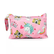 Load image into Gallery viewer, Waterproof reusable wet bag printed pocket diaper bag PUL travel dry wet
