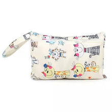 Load image into Gallery viewer, Waterproof reusable wet bag printed pocket diaper bag PUL travel dry wet

