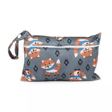 Load image into Gallery viewer, Waterproof reusable wet bag printed pocket diaper bag PUL travel dry wet
