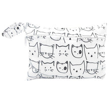 Load image into Gallery viewer, Waterproof reusable wet bag printed pocket diaper bag PUL travel dry wet
