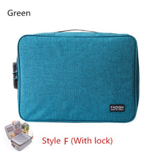 Load image into Gallery viewer, Big Capacity Document Organizer Insert Handbag Travel Bag Pouch
