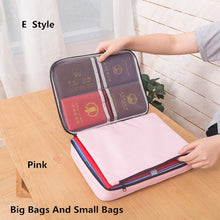 Load image into Gallery viewer, Big Capacity Document Organizer Insert Handbag Travel Bag Pouch
