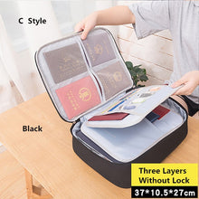 Load image into Gallery viewer, Big Capacity Document Organizer Insert Handbag Travel Bag Pouch
