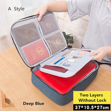Load image into Gallery viewer, Big Capacity Document Organizer Insert Handbag Travel Bag Pouch
