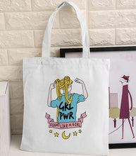 Load image into Gallery viewer, Van Gogh Shopping Bag Graphic Tote Harajuku Shopper Bag Women
