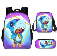 Load image into Gallery viewer, Leon Spike Shell Game School Bag for Teenager Boys Girls Kids
