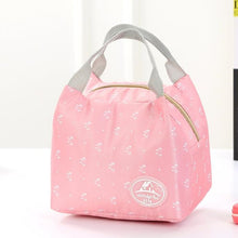 Load image into Gallery viewer, Newest Lunch Bag Insulated Cold Canvas Stripe Picnic Carry Case Thermal
