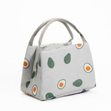 Load image into Gallery viewer, Newest Lunch Bag Insulated Cold Canvas Stripe Picnic Carry Case Thermal
