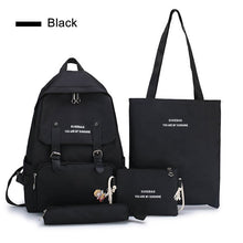 Load image into Gallery viewer, 5 Piece Set High School backpack Bags for Teenage Girls 2020
