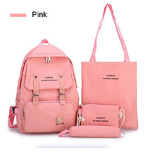 Load image into Gallery viewer, 5 Piece Set High School backpack Bags for Teenage Girls 2020
