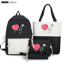 Load image into Gallery viewer, 5 Piece Set High School backpack Bags for Teenage Girls 2020
