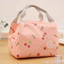 Load image into Gallery viewer, Newest Lunch Bag Insulated Cold Canvas Stripe Picnic Carry Case Thermal
