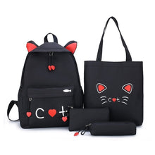 Load image into Gallery viewer, 2020 New Canvas Female Book Bag Backpack 5pcs/set Schoolbag School

