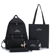 Load image into Gallery viewer, 2020 New Canvas Female Book Bag Backpack 5pcs/set Schoolbag School
