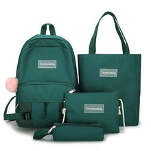 Load image into Gallery viewer, 2020 New Canvas Female Book Bag Backpack 5pcs/set Schoolbag School
