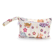 Load image into Gallery viewer, Waterproof reusable wet bag printed pocket diaper bag PUL travel dry wet
