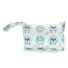 Load image into Gallery viewer, Waterproof reusable wet bag printed pocket diaper bag PUL travel dry wet
