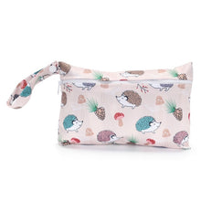 Load image into Gallery viewer, Waterproof reusable wet bag printed pocket diaper bag PUL travel dry wet
