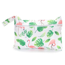Load image into Gallery viewer, Waterproof reusable wet bag printed pocket diaper bag PUL travel dry wet
