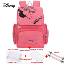 Load image into Gallery viewer, Disney Minnie Mummy Maternity Nappy Bag Large Capacity Baby
