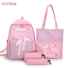 Load image into Gallery viewer, 5 Piece Set High School backpack Bags for Teenage Girls 2020
